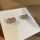 Diamond Earrings Hoop Good Price Selling Diamond Earrings Big Hoop Women Fashion Earrings Jewelry