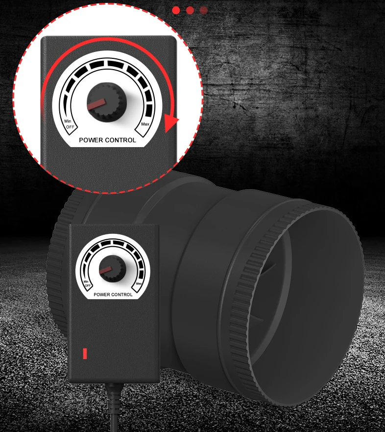 Ventilation Duct Inline Fan, 230V, Plastic - detail 2