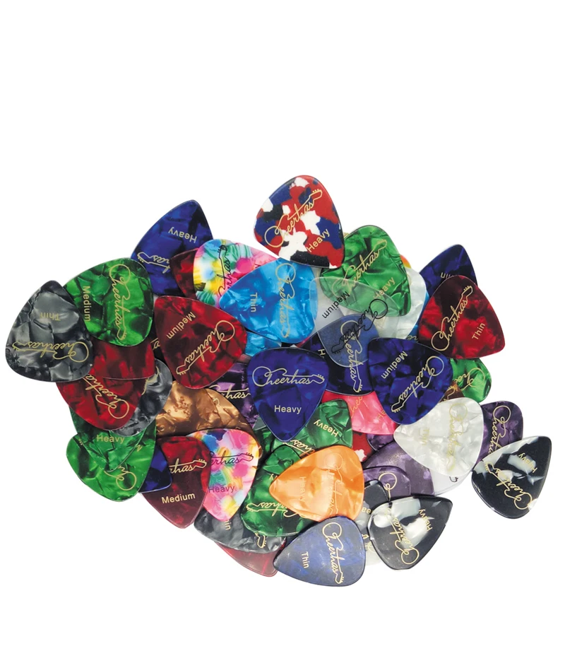 100pcs The Thinest Guitar Picks Sampler Value Pack 0.46mm Thickness 