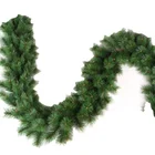 Eco-friendly Artificial Christmas Garland Green 270cm Pvc Pine Garland