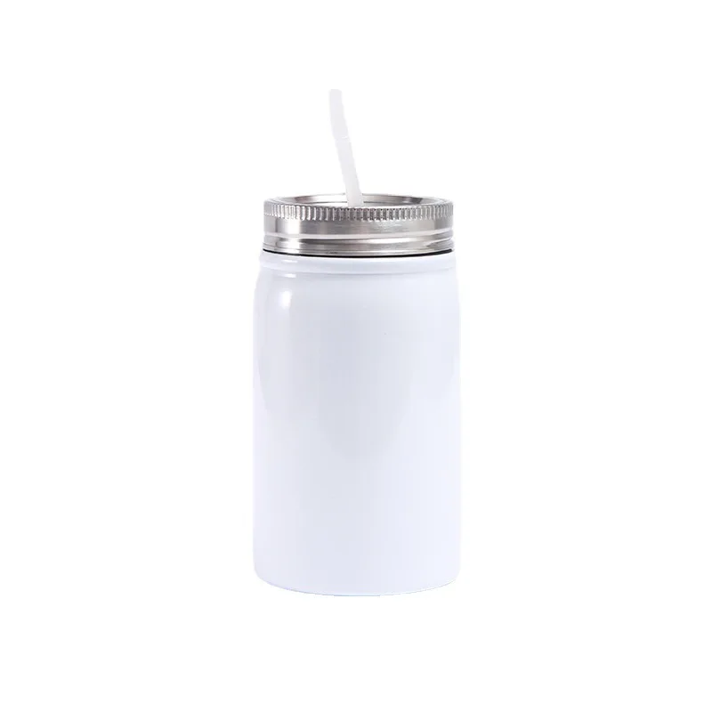 Double layer Wall 304 stainless steel Tumbler with straw juice milk tea Bubble insulated water bottle gift water cup