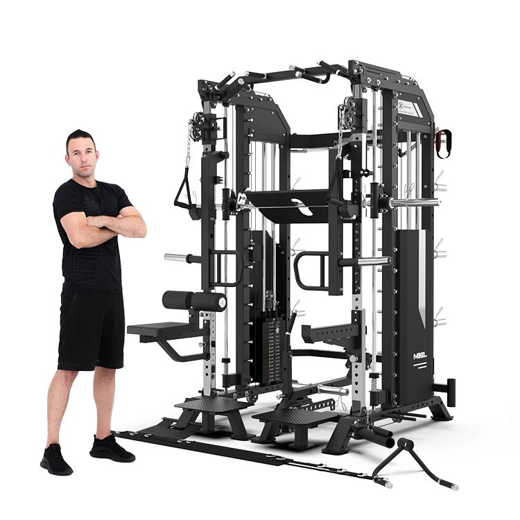 Mim Usa Hercules Ex Commercial Smith Machine Functional Trainer All