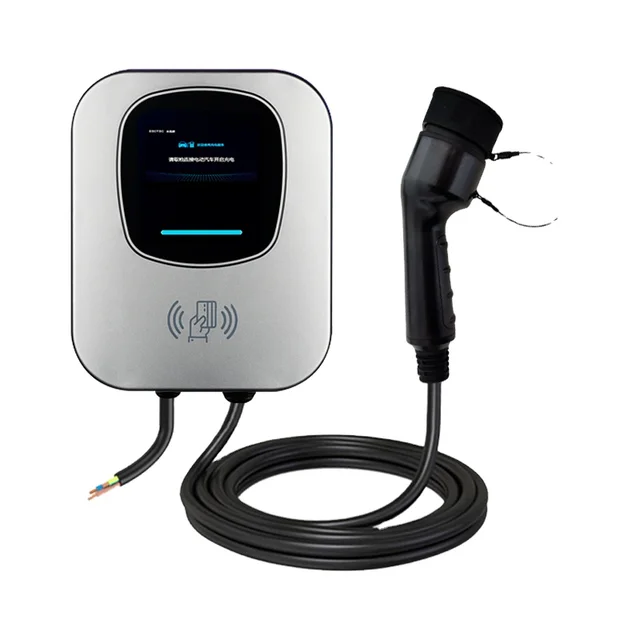 7KW-22KW Portable EV Charger 1 Phase Electric Vehicle AC 32A Wallbox EV Fast Charging Station