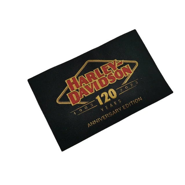 Factory Directly Best Selling Polyester Materia Custom Logo Customized Make Jeans T Shirt Bags Shoes Brand Woven Clothing Labels