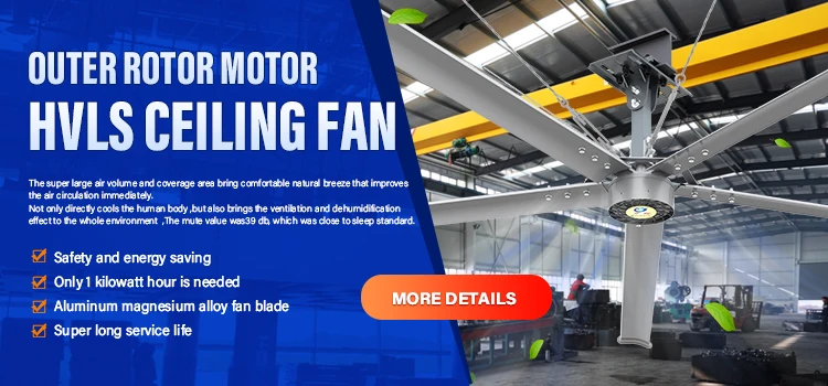 Ceiling Fan, 8ft--24ft, HVLS - detail 2