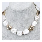Pearl Pearl Made In China Superior Quality Irregular Freshwater Keshi Bead Pearl Necklace