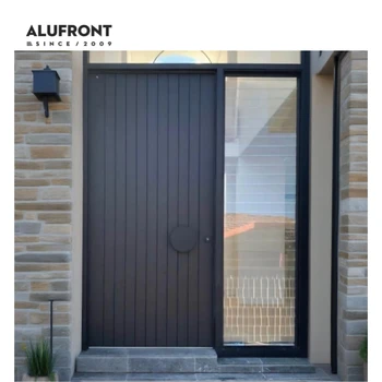 Foshan Manufacturer Luxury Custom Home Anti-theft Aluminum Door Main Entrance Metal Security Front Entry Exterior Door for Home
