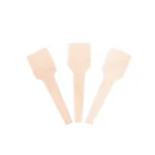 Stick Ice Cream Wooden Sticks Convenience Birch Round Stick Mini Kitchen Wooden Ice Cream Dessert Spoons