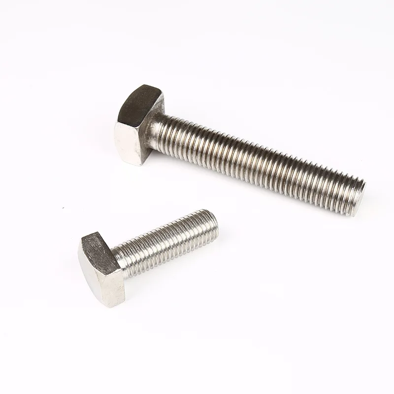 Hardware Fastening Stainless Steel square Head Machine Bolt Full Thread Bolts manufacture