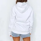 Hoodies White Hoodie Hoodie Factory Private Label Hoodies Women Fitness Casual Wear Custom Print White Hoodie