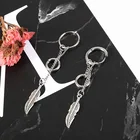 Jewelry KPOP Bangtan Boys Suga Wing Tassel Jewelry Metal Earring