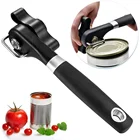 Manual Manual Can Opener Manual Smooth Edge Advanced Hand-Held Safety Can Opener Stainless Steel Bottle Opener