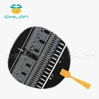 Chinese Fan Paper Fan Chinese Paper Fan Chinese Circular Paddle Fan Round Paper Hand Fan With Wooden Handle
