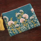 New Clutch Bag Manufacturer New Design Cotton Ethnic Embroidery Boho Clutch Bag For Sale