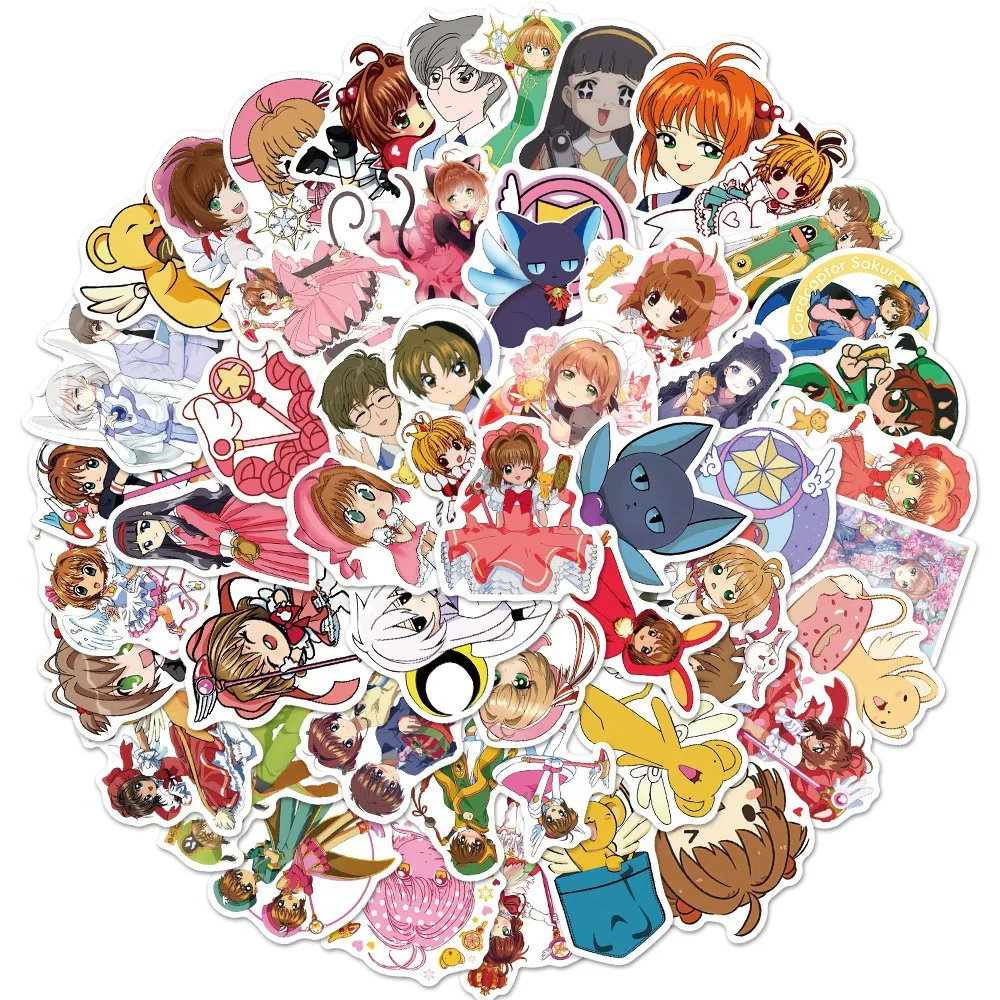 50pcs Cardcaptor Sakura Anime Sticker For Girls Bottle Notebook Skateboard  Clow Card - Buy Cardcaptors Sticker,Cardcaptor Sakura Kawaii Sticker,Cardcaptor  Sakura Kinomoto Sakura Product on Alibaba.com