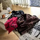 Scarf New Design GG Double Sided Cashmere Scarf Simple Letter Versatile Double G Shawl