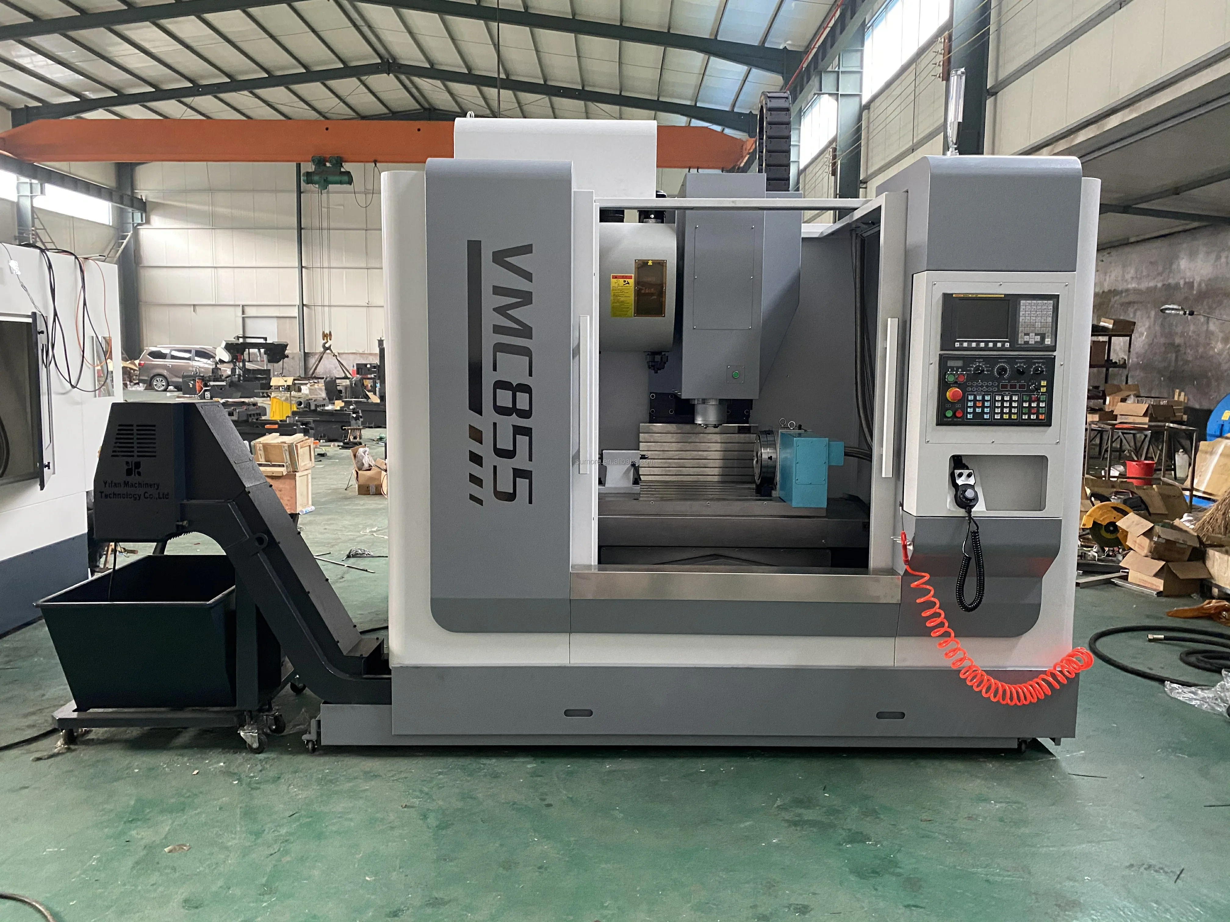 Smc Taiwan Hiwin Guide Rail Fanuc System Vmc Cnc Milling Machine