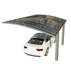 Shed Car Parking Shed Aluminum Frame Caltilever Carport/car Parking Shed With Excellent Wind Resistant