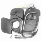 Key For C-hevrolet L-ova/A-veo/C-ruze Remote Car Key Shell 2/3/4/5 Buttons With HU100 Key Blade With Cross Logo