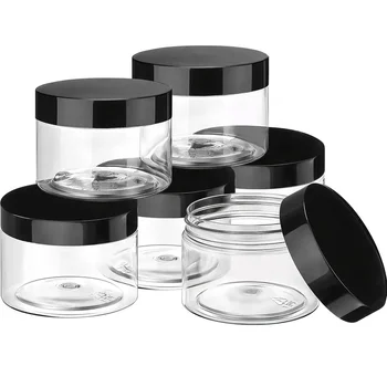 New Wholesale Storage Food Jar With Plastic Lid Stash Logo Customized Portable Storage Jar