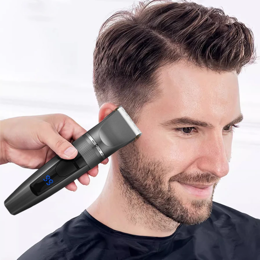 Intelligent Household Electric Shaver Long Battery Life New Power Pusher Shaving for Clipper Stainless Steel Blade for Hotel RV supplier