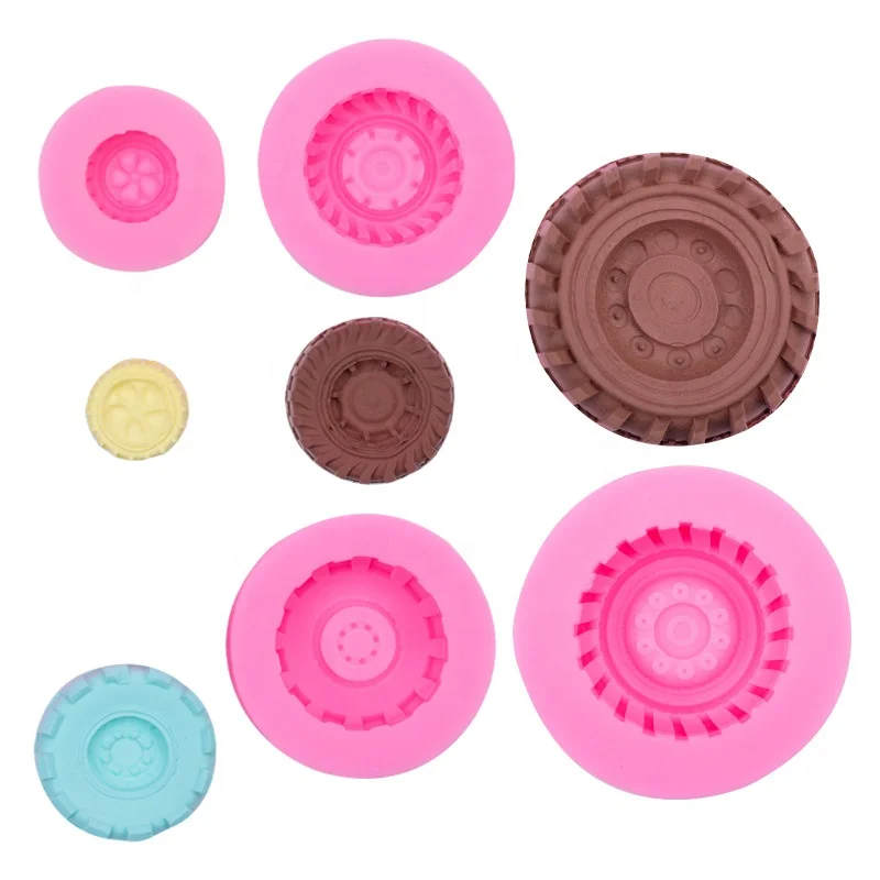 Factory Wholesale Automobile tires shoe shaped Silicone Scented Candle Flower Molds For Candle Making Silicone 3d Silicone Molds