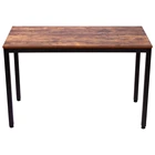 Home Industrial Style Writing Study Table For Home Office Vintage Brown Computer Desk