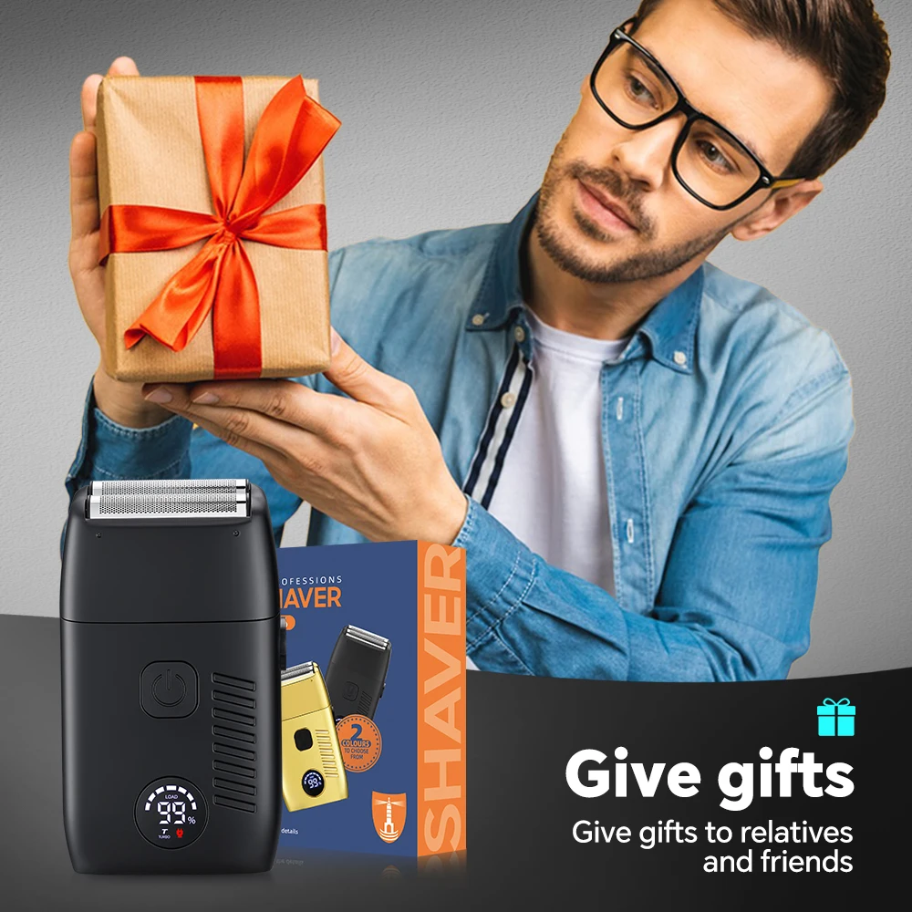 Portable Reciprocating Electric Shaver for Men USB Charging Blade Shaving for Home RV or Hotel Use Face Application supplier