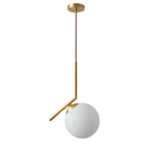 Chandelier Nordic Bedside Chandelier Modern Simple Bedroom Corridor Restaurant Glass Ball Chandelier