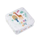 Box Square Square Tinplate Box 2020 Hot Sale Tinplate Box Square Packaging Box Square Canister Candy Tin Box