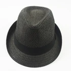 Hats 2021 Short Brim Summer Beach Sun Hats Women Panama Hats Paper Straw Cap Straw Fedora Hats