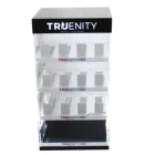 Vape Display High Quality Clear Acrylic E Cig Cigarette Box Set Acrylic Vape Display Case With LED Strip