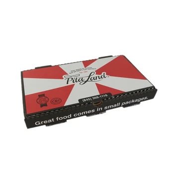 Custom Design Double Food Packaging Takeaway Box Aluminum Foil Pizza Box