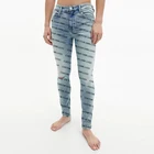 Custom Manufacture Full Letter Printing Denim Pant Men Jeans For Men