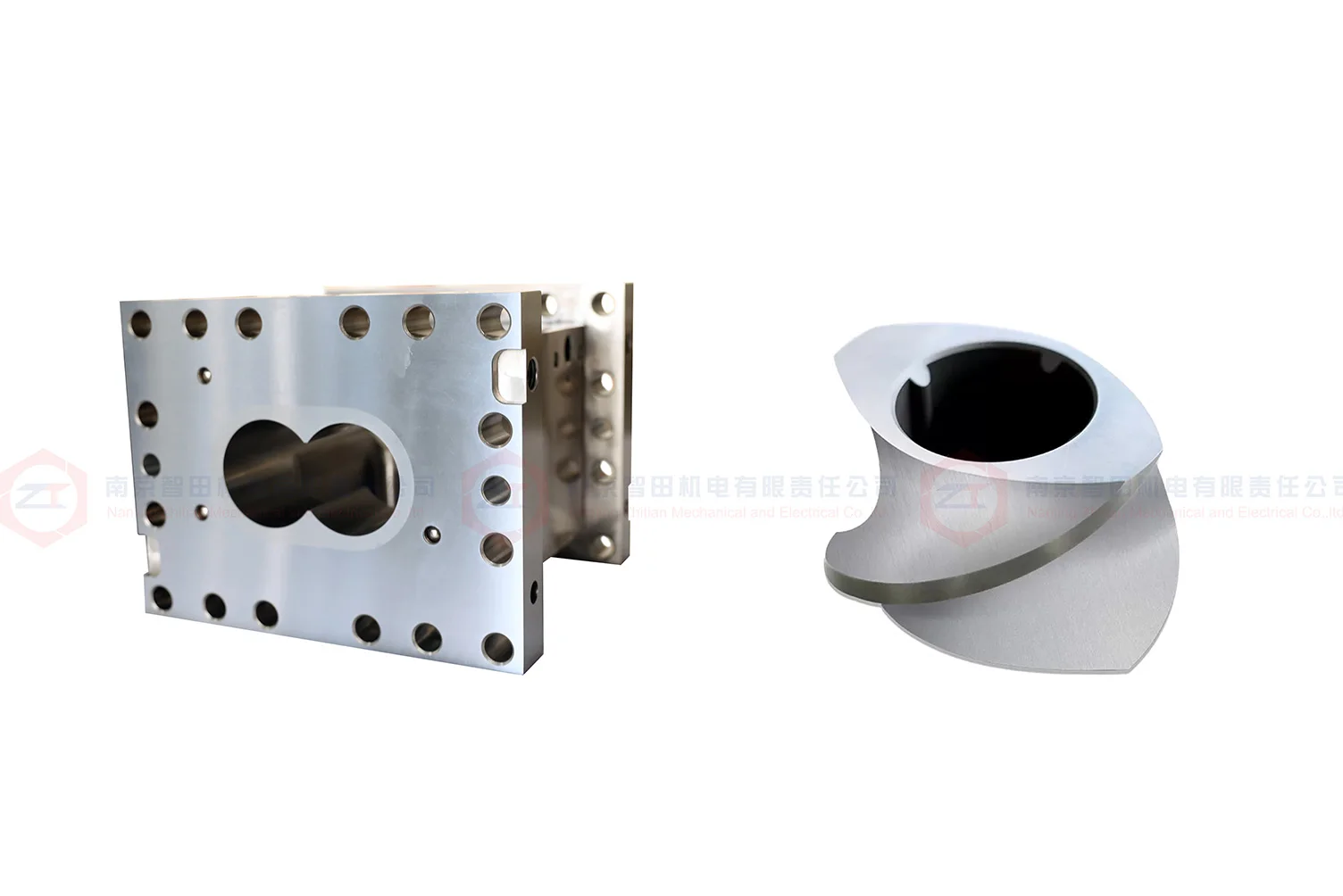 High Precision ISO9001 Certified Extruder Barrel with 38CrMoAl Material and ZT615 Nickel-Based Alloy for Twin Screw Extrusion