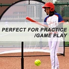 12 Inch Logo Softball Synthetic Leather Cork Core Training Softballs