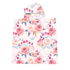 Baby Towel Wholesale 100% Polyester Custom Print Highly Absorbent Hooded Baby Towel