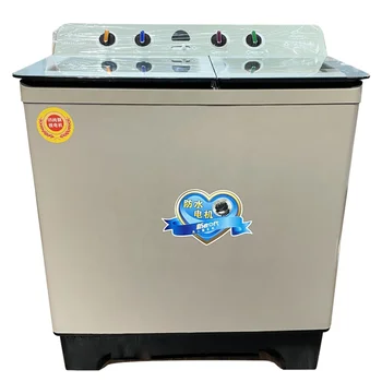 Household 14.5KG business Wave washing machine Waterproof motor double-cylinder washing machine twin tub semi automatic