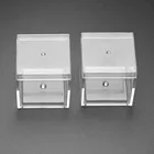 Square Box 3.3cm Mini Square Transparent Box Ps Food Grade Plastic Jewelry Specimen Collection Square Small Box Wholesale