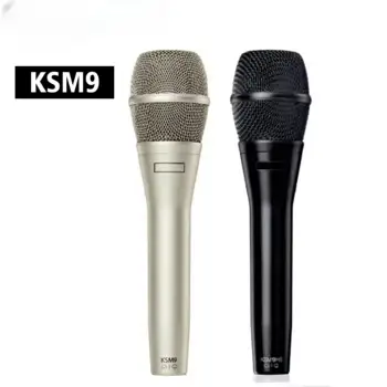 YHS KSM9 Live Super Cardioid Vocal Dynamic Wired Microphone Handheld Microphone Karaoke Studio Recording Microphone