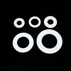 ODM/OEM Teflonning RF PTFE Raised Face Flange White Corrosion Resistant Chemical Pipeline Ferrule Gasket PTFE Packings