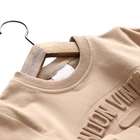 Sweatshirt Printing Customised Emboss Print Vintage Crew Neck Reverse Weave Sweatshirt Homme Embossed Logo Clothing