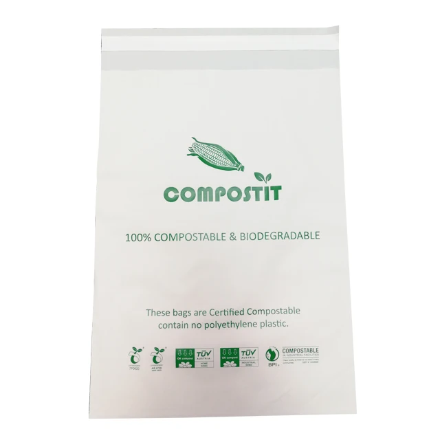 Eco-friendly Custom Plastic Shipping Bag Compostable Poly Mailer biodegradable packaging for clothing