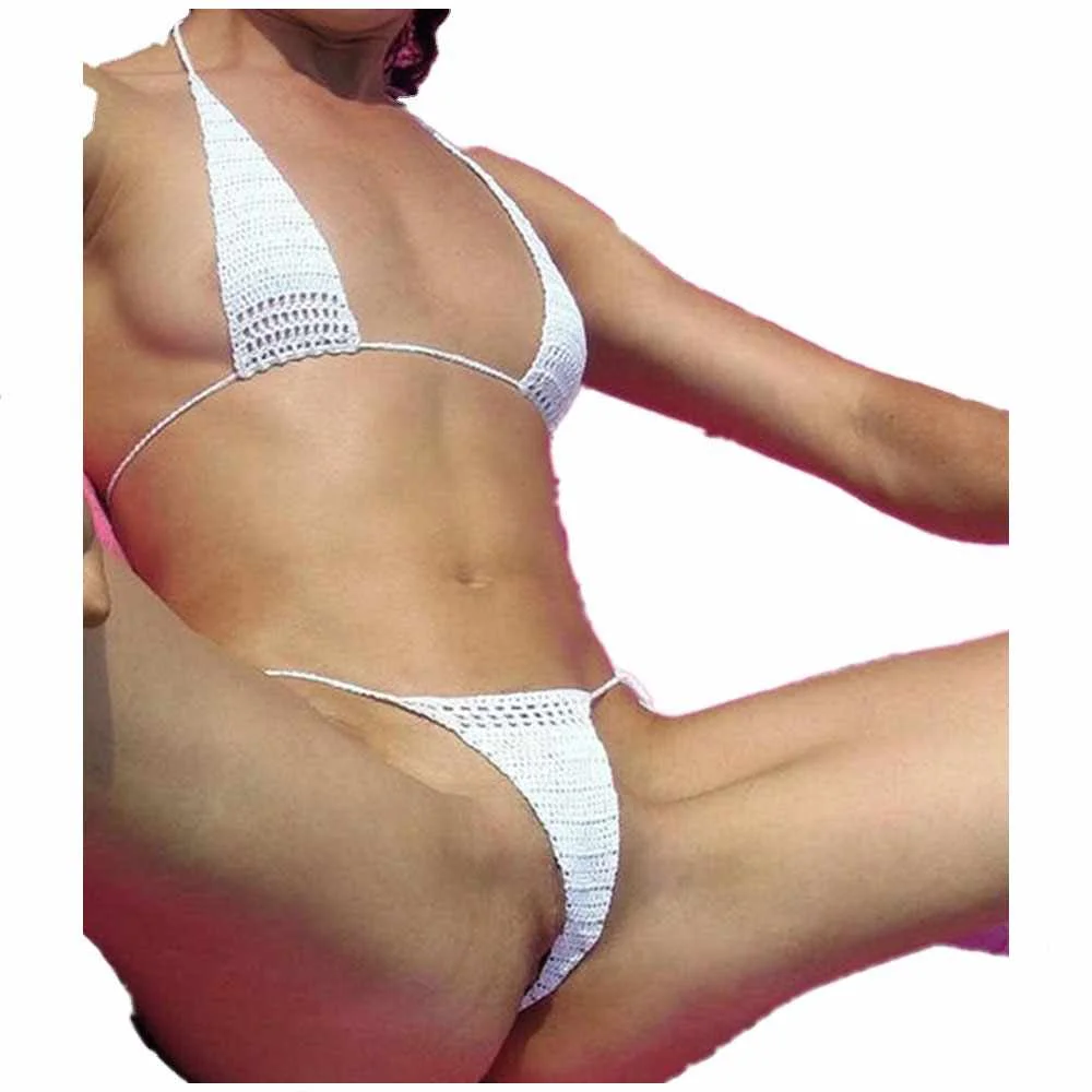 Crochet micro mini bikini Clearance