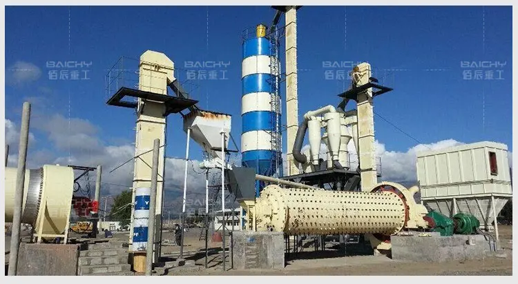 Cement grinding production line