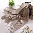 Scarves 70*200cm Give Away 23 Colors Tassels Cashmere Scarves Macrame Pashmina Shawl Scarves Wool Spinning