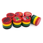 Cigarette Smoking Accessories XY722079 Mini Zinc Alloy 4 Layers 40mm Metal Rasta Cigarette Herb Weed Tobacco Grinder