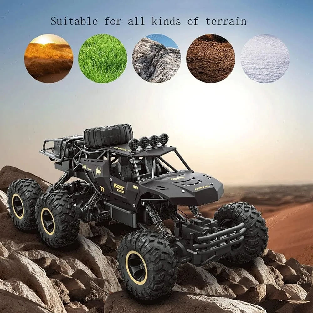 EPT 1:10 High Speed 6WD Alloy 46cm Big RC Vehicle 2.4Ghz Off Road RC Rock Crawler Electric Remote Oversized Remote Control Car