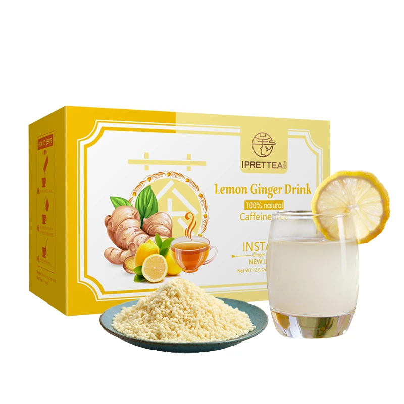 China instant gift tea drinking ginger tea instant lemon tea granule