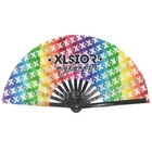 Fan Hand Fan Bamboo Rave Festival Large Bamboo Hand Fan For Women/Men